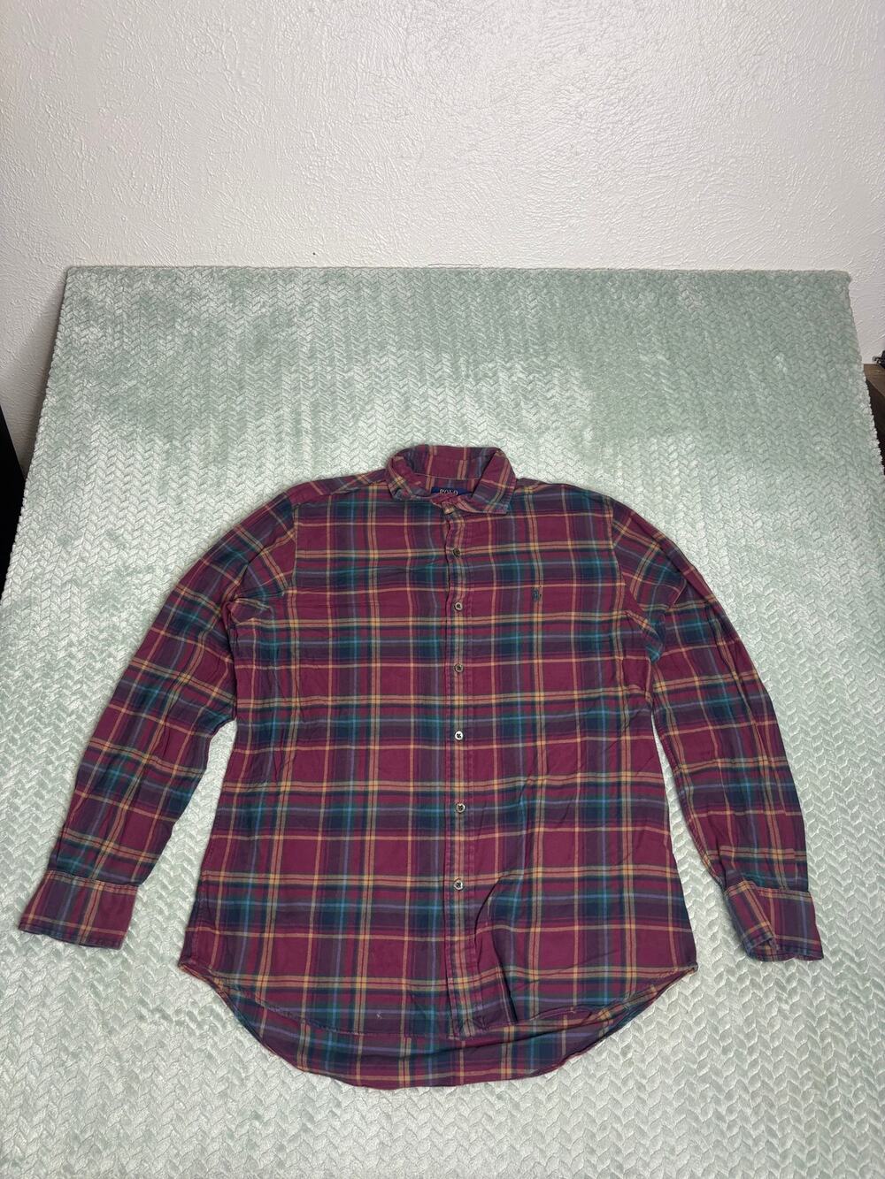 Polo Ralph Lauren Plaid Flannel — Size Large